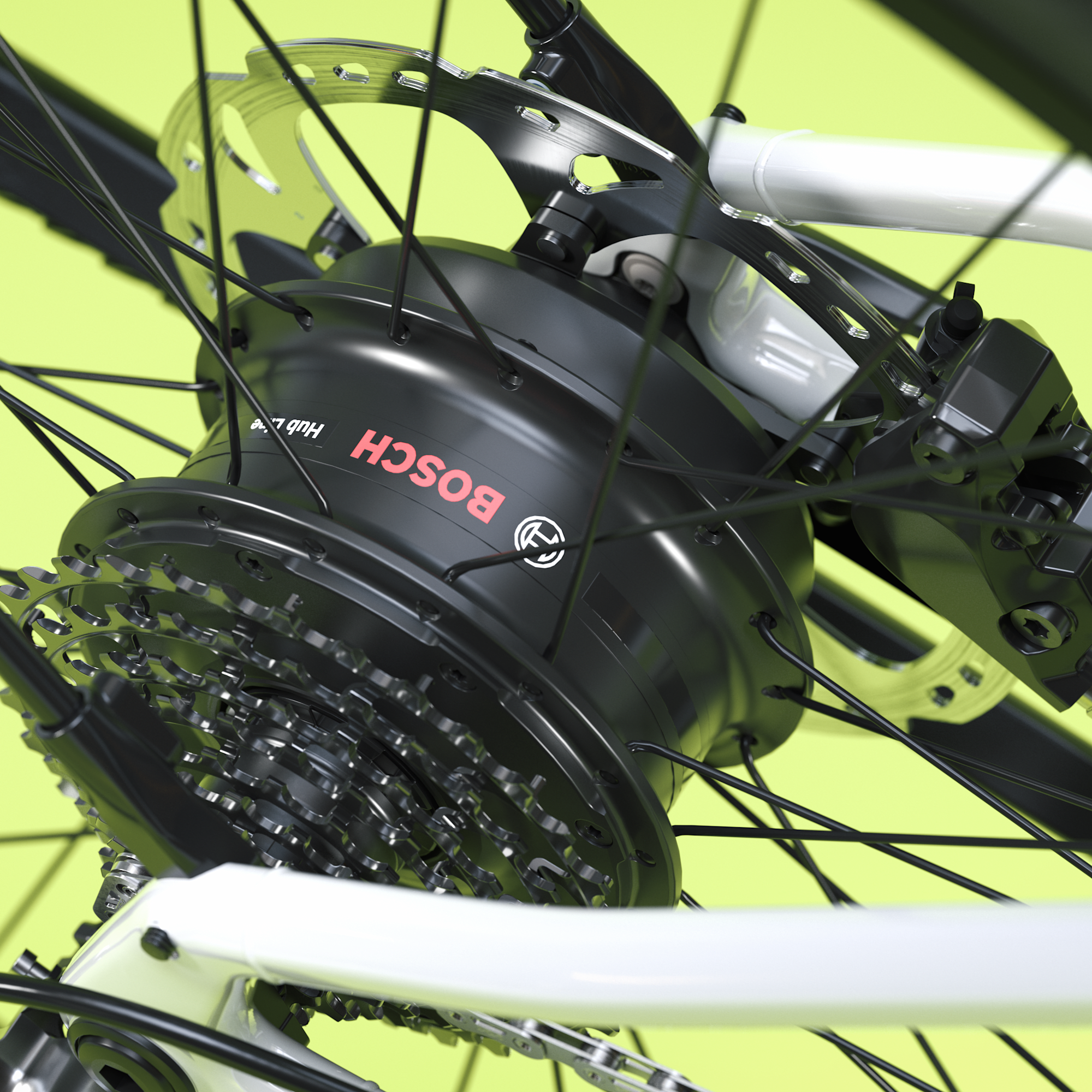Scott Sweep 10 e-bike Bosch motor detail