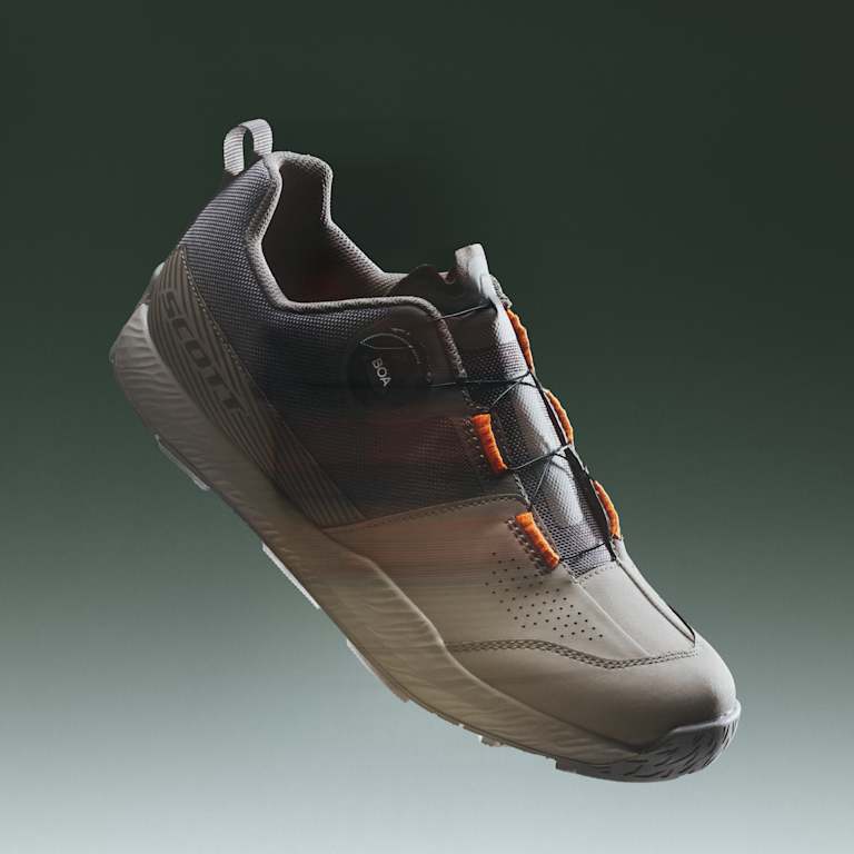 Floating All Mountain Trail shoe.