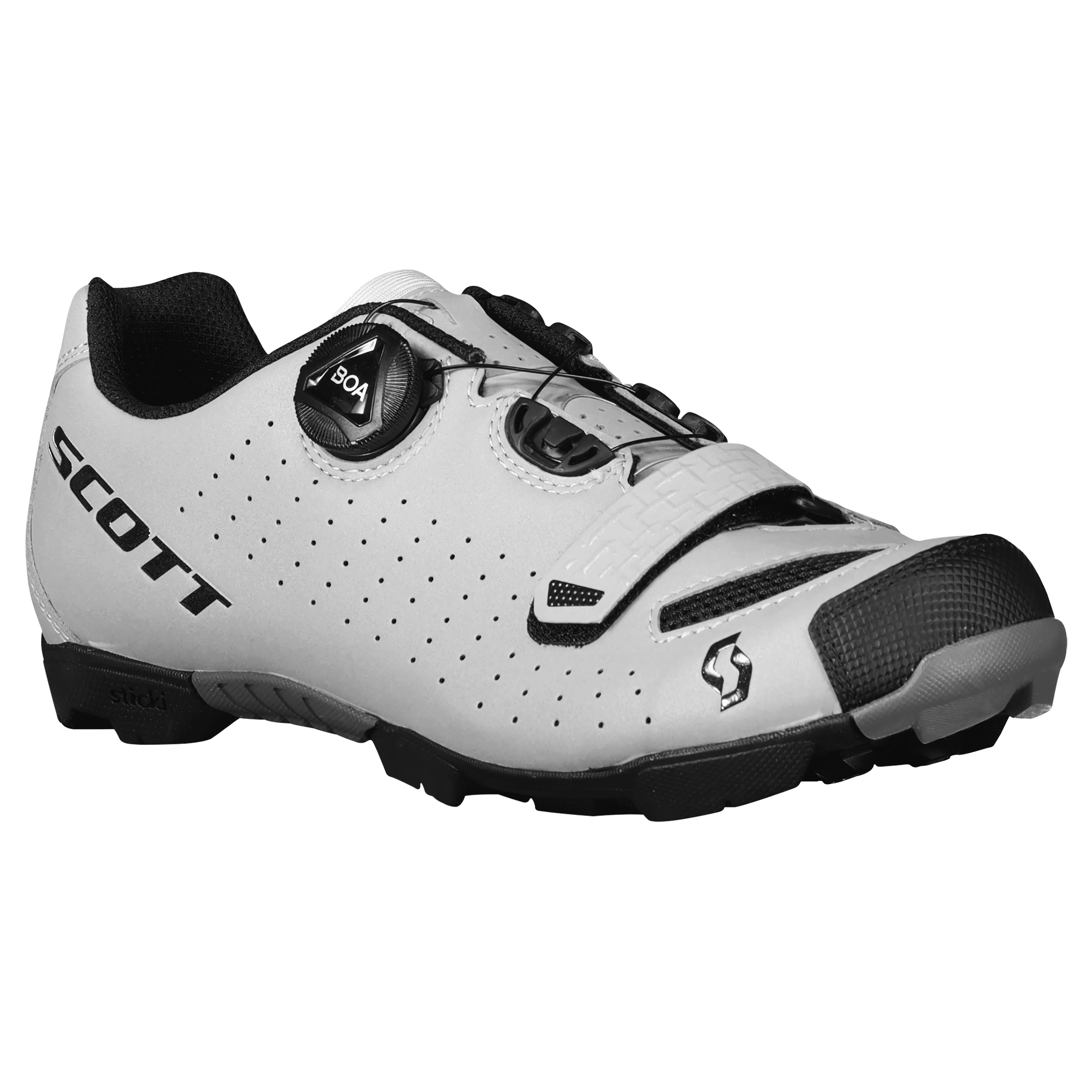 Scott Chaussures Route Comp Boa Lady Reflec – Femme, Tige Réfléchissante, Fermeture BOA L6, Semelle ErgoLogic, Rigidité 6, Taille 37