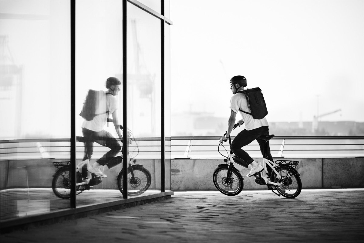 Cyclist on Paul-E