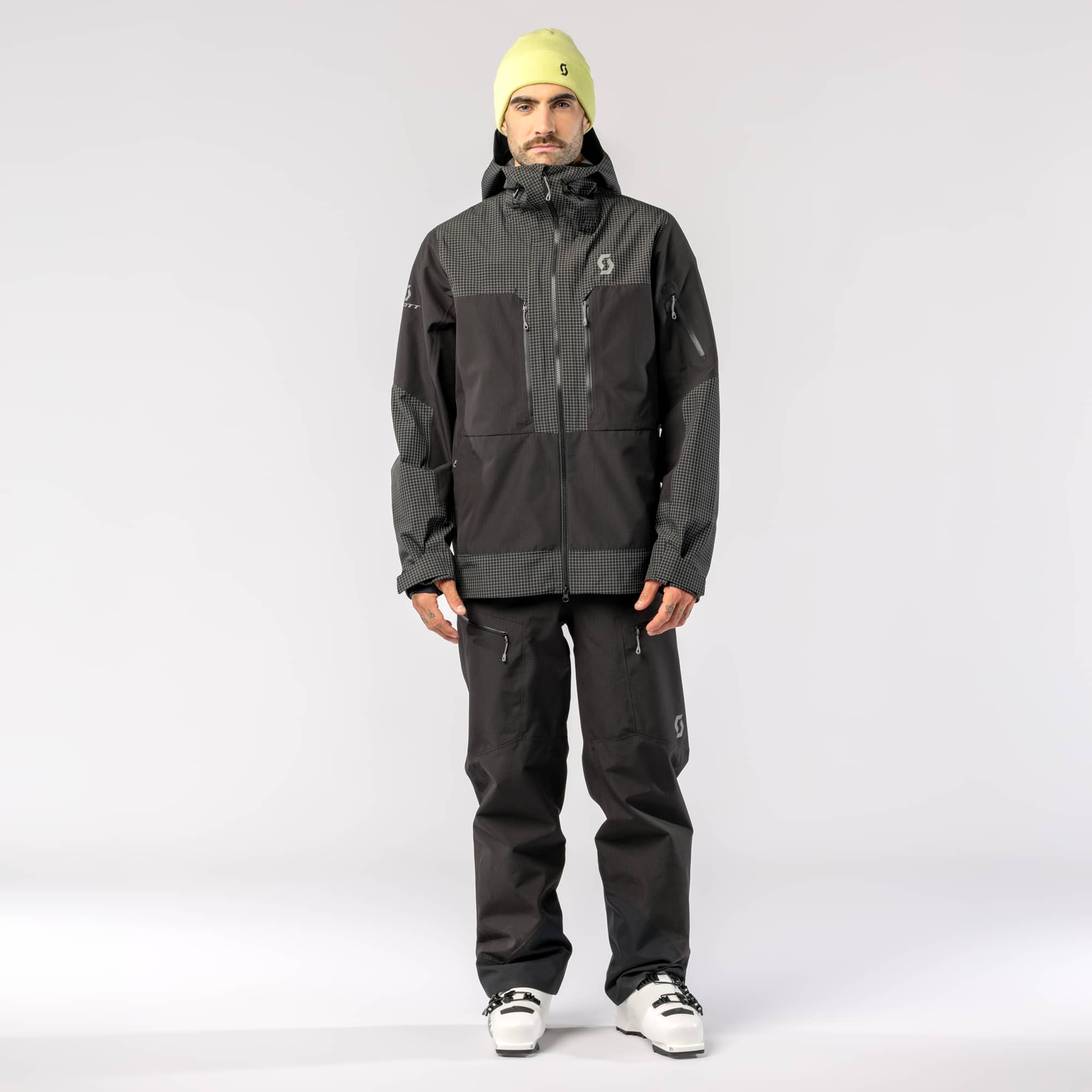【美品】SCOTT 3レイヤー JACKET メンズM ハードシェル SCOTT Vertic Ripstop 3 Layer Men's Jacket