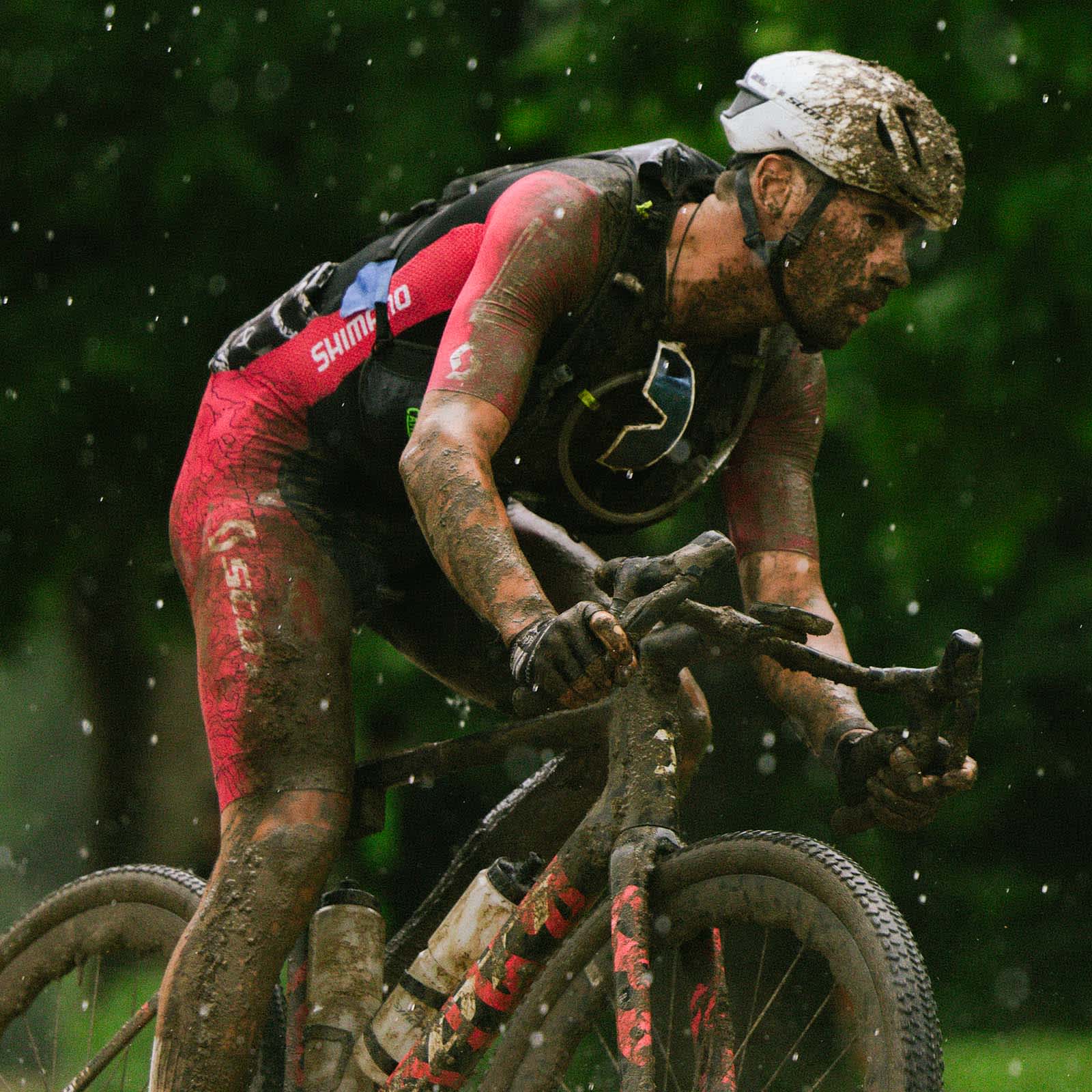 Matt Wilson with the SCOTT gravel bike at Tulsa Tough